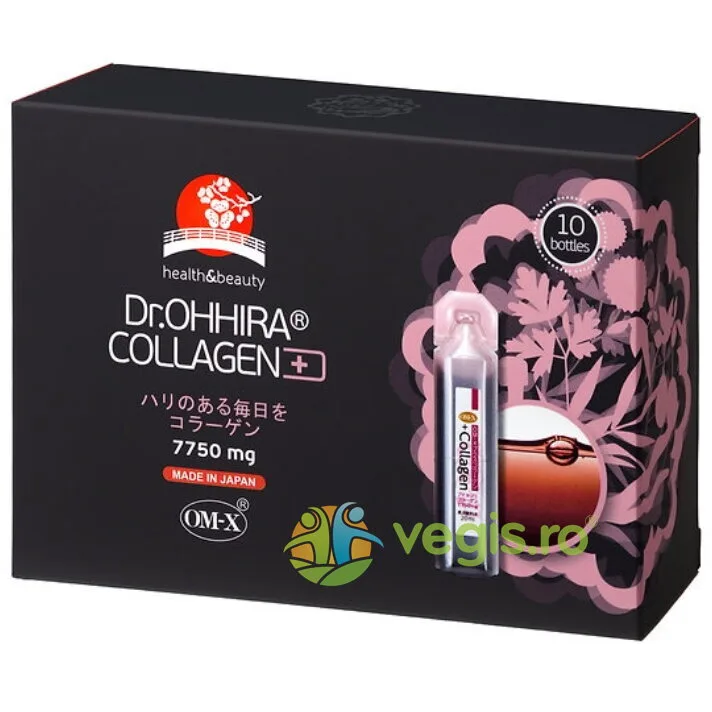 Original Anti-Age Colagen - Tripeptide, Elastina, Acid Hialurionic si OM-X® 10 fiole Dr.OHHIRA — preț și oferte
