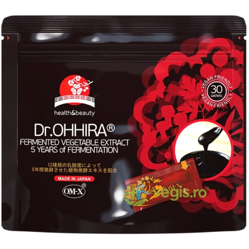 Original OM-X® Extract de Legume Fermentate 5 ani 30 plicuri Dr.OHHIRA — preț și oferte