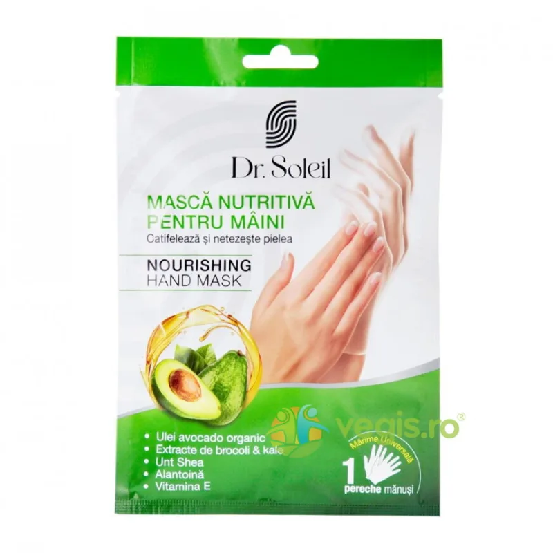 Masca Nutritiva pentru Maini 1 Pereche Dr. Soleil — preț și oferte