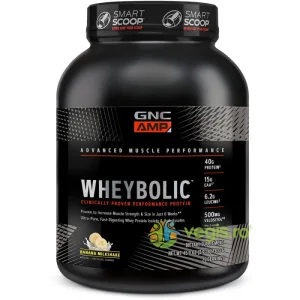 Proteina din Zer cu Aroma de Milkshake de Banane Amp Wheybolic 1300g