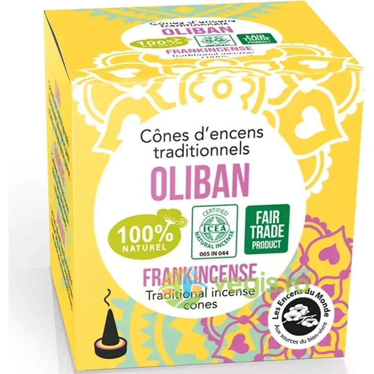 Conuri Parfumate Naturale Indiene cu Tamaie 12buc AROMANDISE — preț și oferte