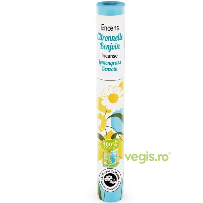 Betisoare Parfumate Naturale Japoneze Lemongrass si Benzoin 30buc AROMANDISE — preț și oferte