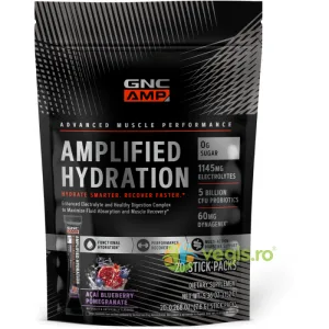 Electroliti cu Aroma de Acai, Afine si Rodie  Amplified Hydration 150g - 20 plicuri