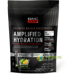 Electroliti cu Aroma de Lamaie si Lime Amplified Hydration 152g - 20 plicuri
