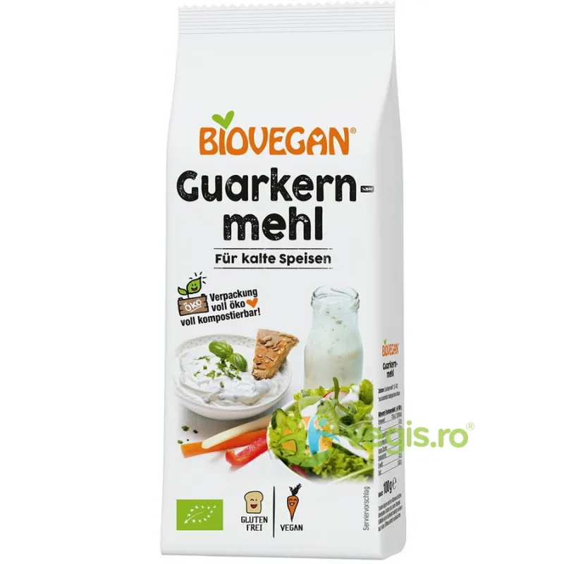 Guma de Guar fara Gluten Ecologica/Bio 100g Biovegan — preț și oferte