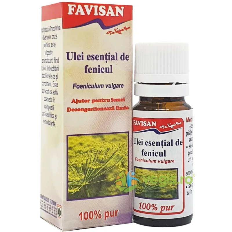 Ulei Esential de Fenicul 10ml Favisan — preț și oferte