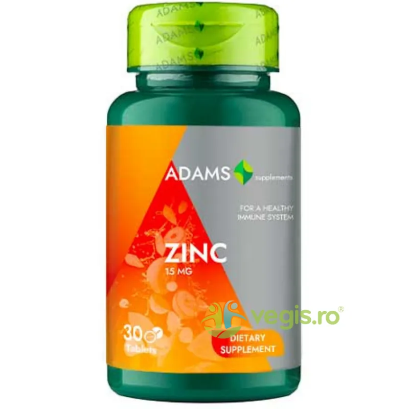 Zinc 15mg 30tb ADAMS VISION — preț și oferte