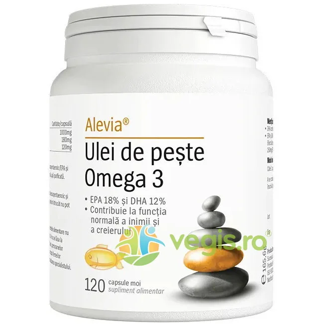 Ulei de Peste Omega 3 120cps ALEVIA — preț și oferte
