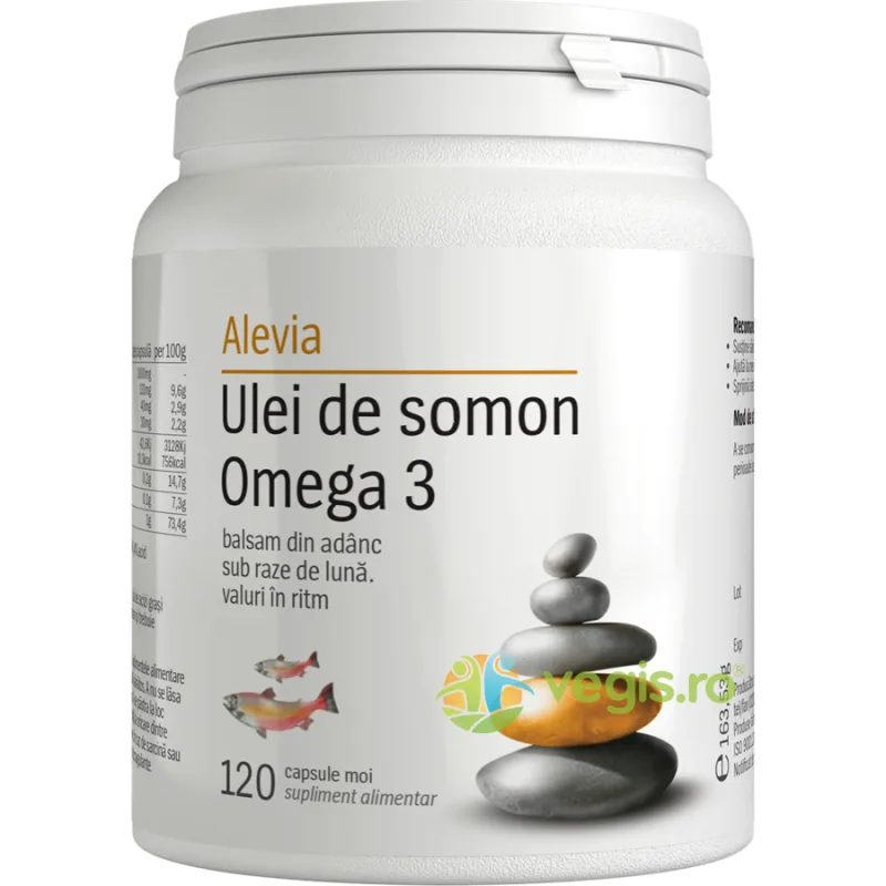 Ulei De Somon Omega3 1000mg 120cps ALEVIA — preț și oferte