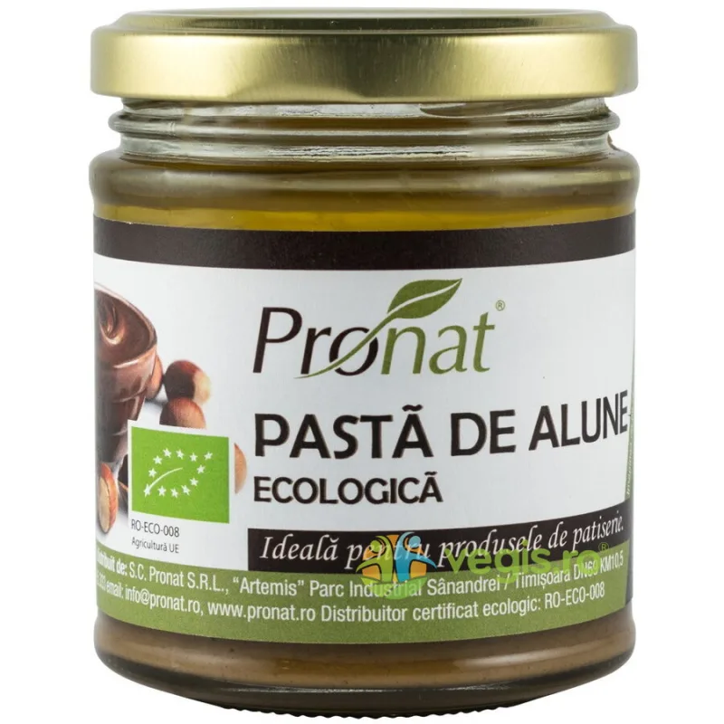 Pasta de Alune Ecologica/Bio 170g PRONAT — preț și oferte
