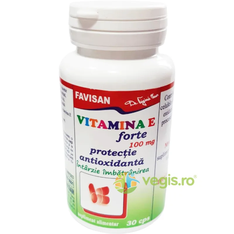 Vitamina E Forte 100mg 30cps Favisan — preț și oferte