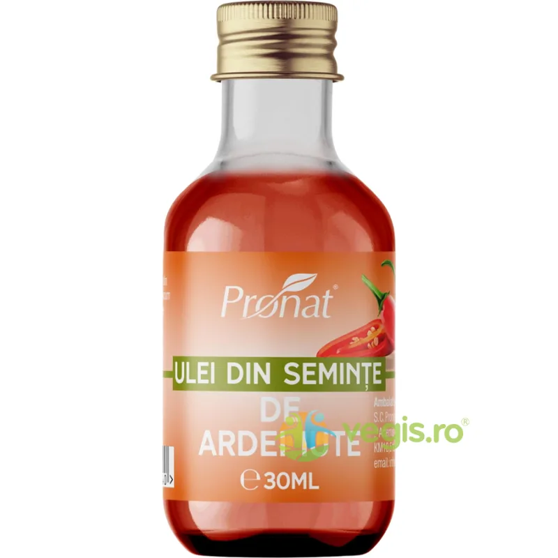Ulei din Seminte de Ardei Iute 30ml PRONAT — preț și oferte