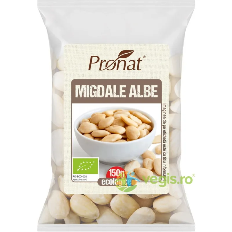 Migdale Albe Ecologice/Bio 150g PRONAT — preț și oferte