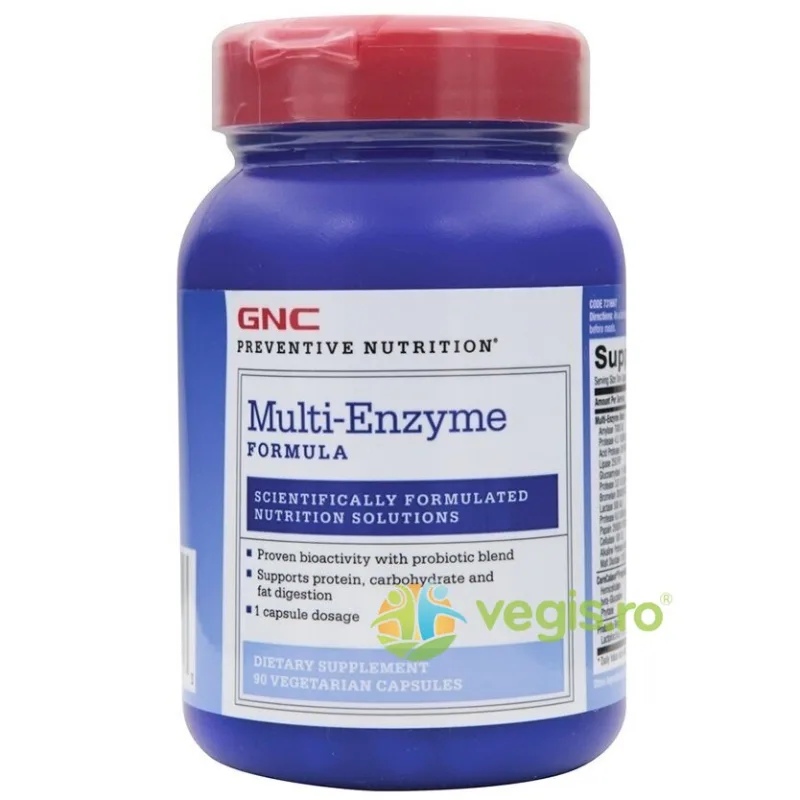 Formula Enzime Digestive Preventive Nutrition 90cps GNC — preț și oferte