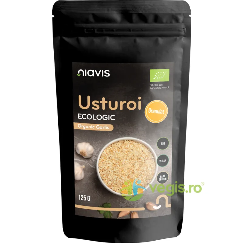Usturoi Granulat fara Gluten Ecologic/Bio 125g NIAVIS — preț și oferte