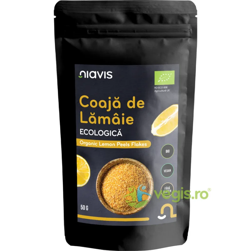 Coaja de Lamaie Macinata fara Gluten Ecologica/Bio 50g NIAVIS — preț și oferte