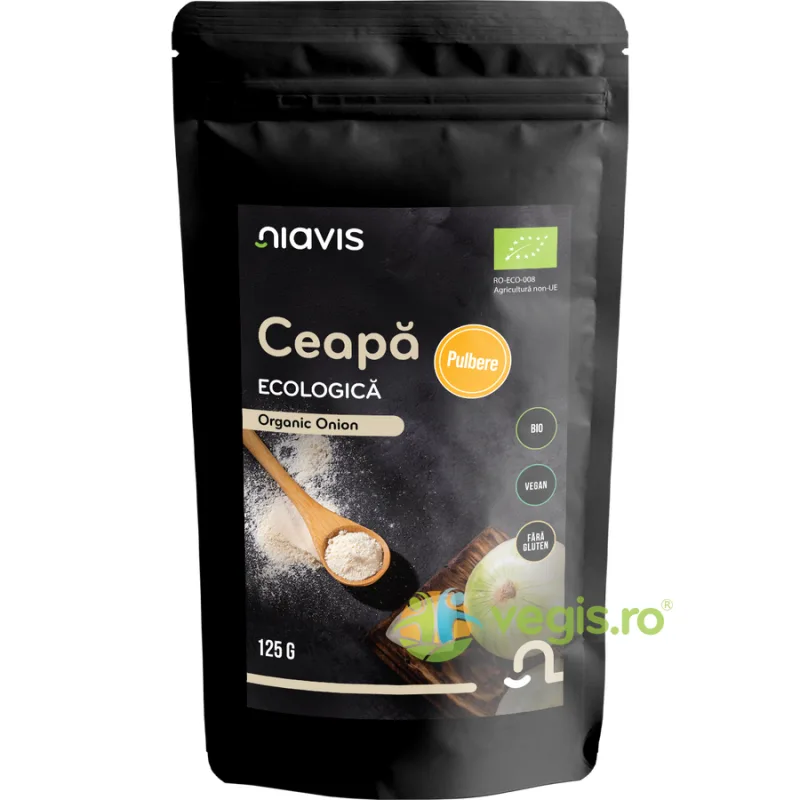 Ceapa Pulbere fara Gluten Ecologica/Bio 125g NIAVIS — preț și oferte