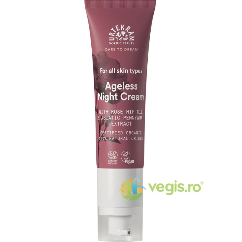 Crema de Noapte pentru Toate Tipurile de Ten cu Ulei de Macese si Extract de Centella Asiatica 50ml — preț și oferte
