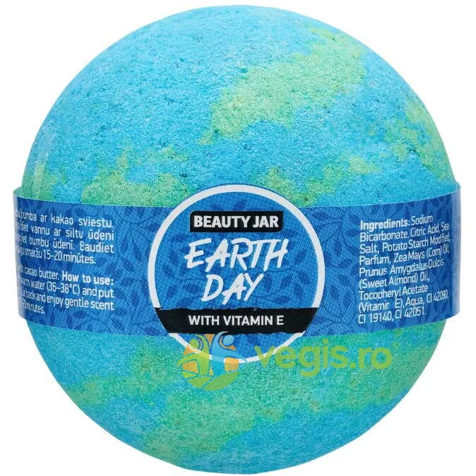 Bila de Baie Efervescenta cu Vitamina E Earth Day 150g BEAUTY JAR — preț și oferte