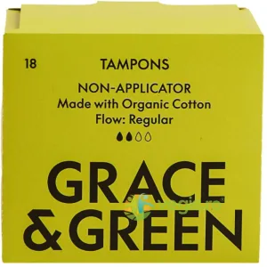 Tampoane din 100% Bumbac Organic Normal 18buc