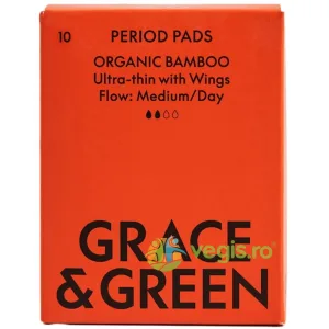 Absorbante din Bambus Organic pentru Zi 10buc