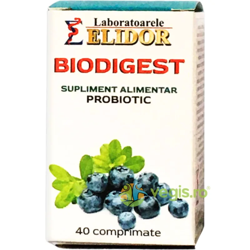 Biodigest (Probiotic) 40cpr ELIDOR — preț și oferte