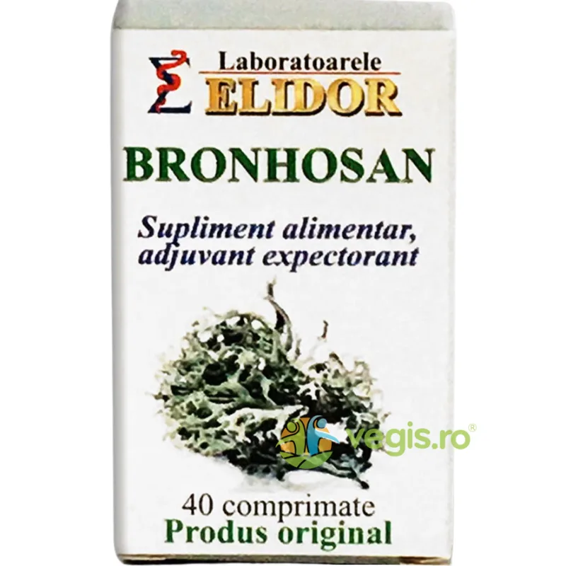 Bronhosan (Adjuvant Expectorant) 40cpr ELIDOR — preț și oferte