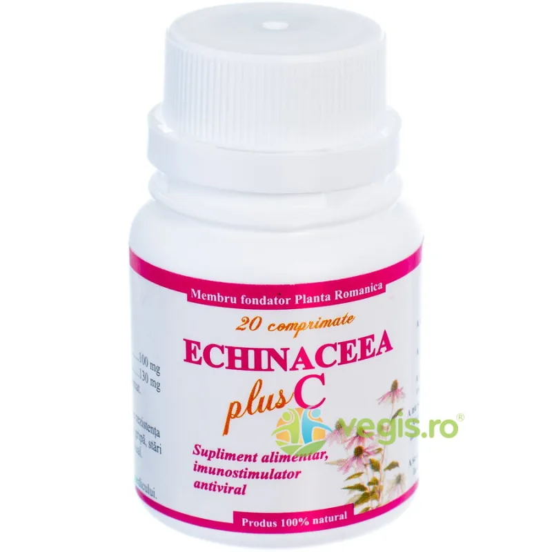 Echinaceea + Vitamina C 20cpr ELIDOR — preț și oferte