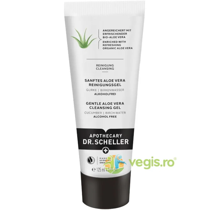Gel de Curatare Facial Delicat cu Aloe Vera 125ml DR. SCHELLER — preț și oferte