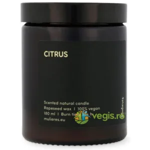 Lumanare Naturala Citrus 180ml