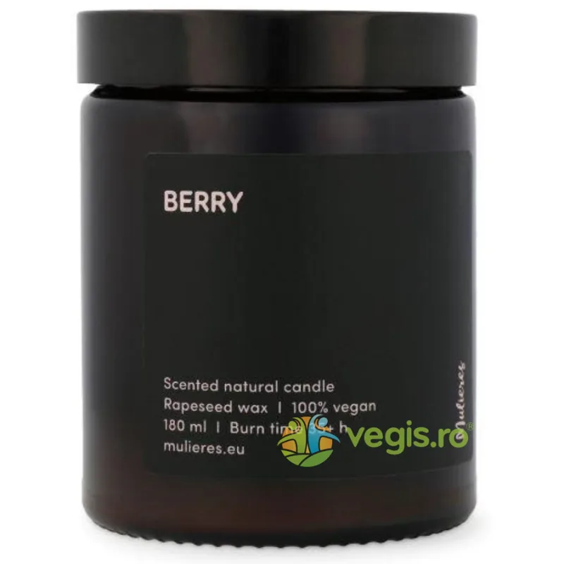 Lumanare Naturala Berry 180ml MULIERES — preț și oferte