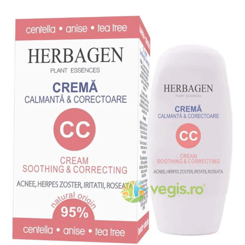 CC Crema Calmanta Corectoare 50g Herbagen — preț și oferte