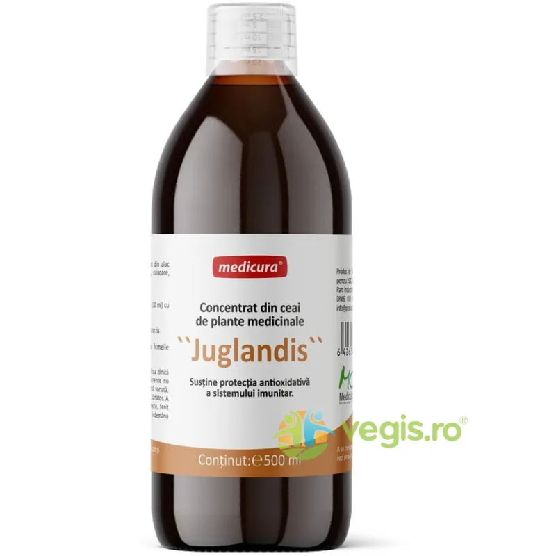 Concentrat din Ceai de Plante Medicinale Juglandis 500ml MEDICURA — preț și oferte
