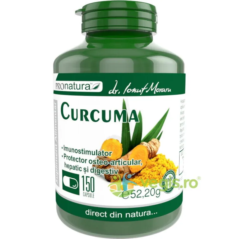 Curcuma (Turmeric) 150cps Medica - Pro Natura — preț și oferte