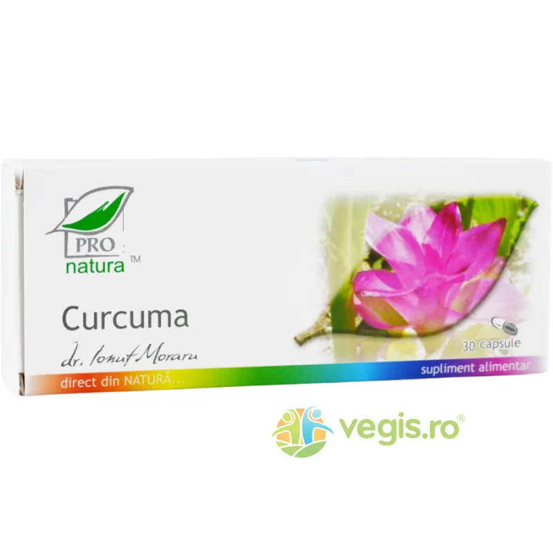 Curcuma (Turmeric) 30cps Medica - Pro Natura — preț și oferte