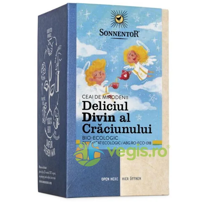 Ceai Deliciul Divin al Craciunului Ecologic/Bio 18dz SONNENTOR — preț și oferte