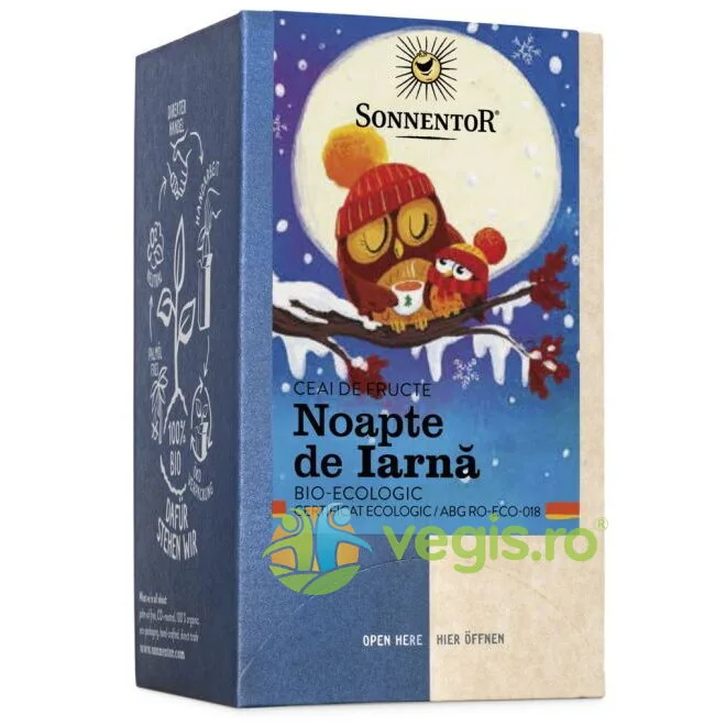 Ceai de Fructe Noapte de Iarna Ecologic/Bio 18dz SONNENTOR — preț și oferte