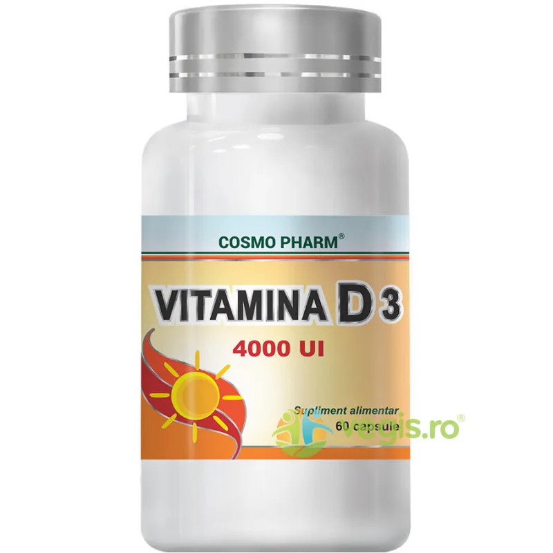 Vitamina D3 4000UI 60cps COSMO PHARM — preț și oferte