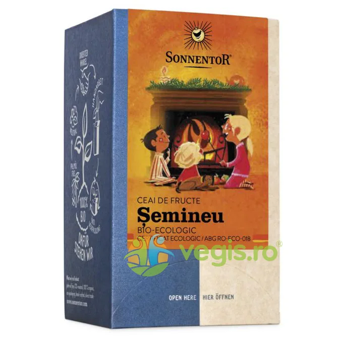 Ceai de Fructe Semineu Ecologic/Bio 18dz SONNENTOR — preț și oferte