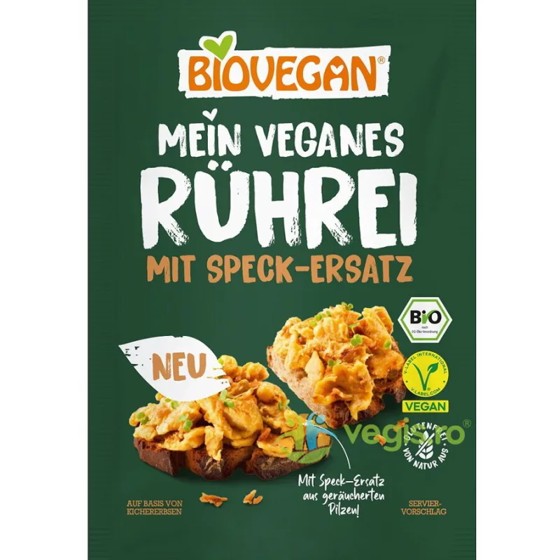 Inlocuitor pentru Oua Batute cu Ciuperci Shiitake fara Gluten Ecologic/Bio 50g Biovegan — preț și oferte