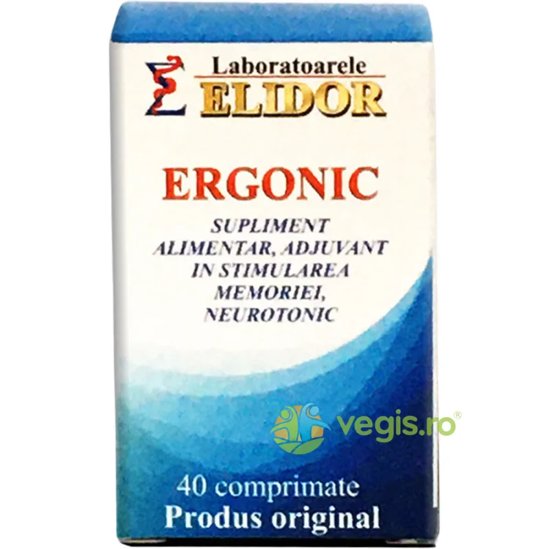 Ergonic (Stimularea Memoriei) 40cpr ELIDOR — preț și oferte