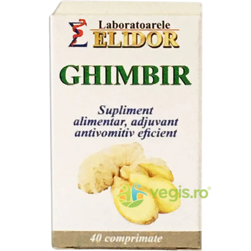 Ghimbir 40cpr ELIDOR — preț și oferte