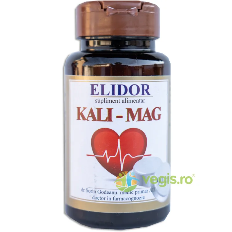 Kali Mag (Preventia Tulburarilor de Ritm Cardiac) 90cpr ELIDOR — preț și oferte