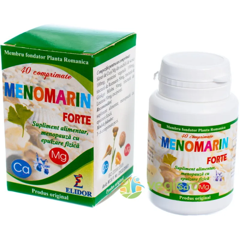 Menomarin Forte (Imunitate in Menopauza) 40cpr ELIDOR — preț și oferte
