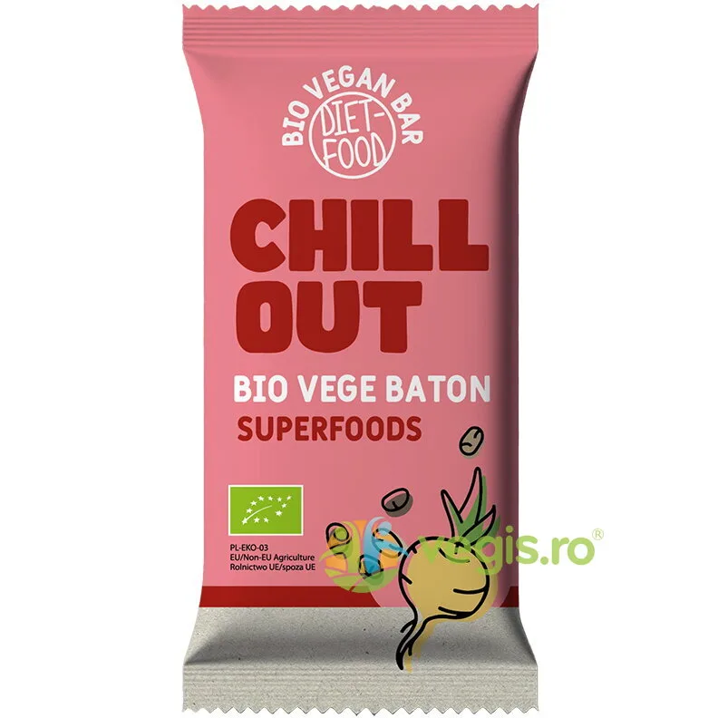 Baton cu Superalimente Chill Out Ecologic/Bio 35g DIET FOOD — preț și oferte