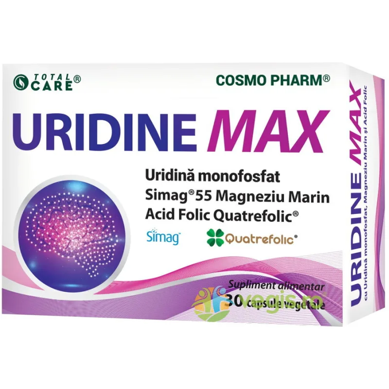 Uridine Max 30cps vegetale COSMO PHARM — preț și oferte