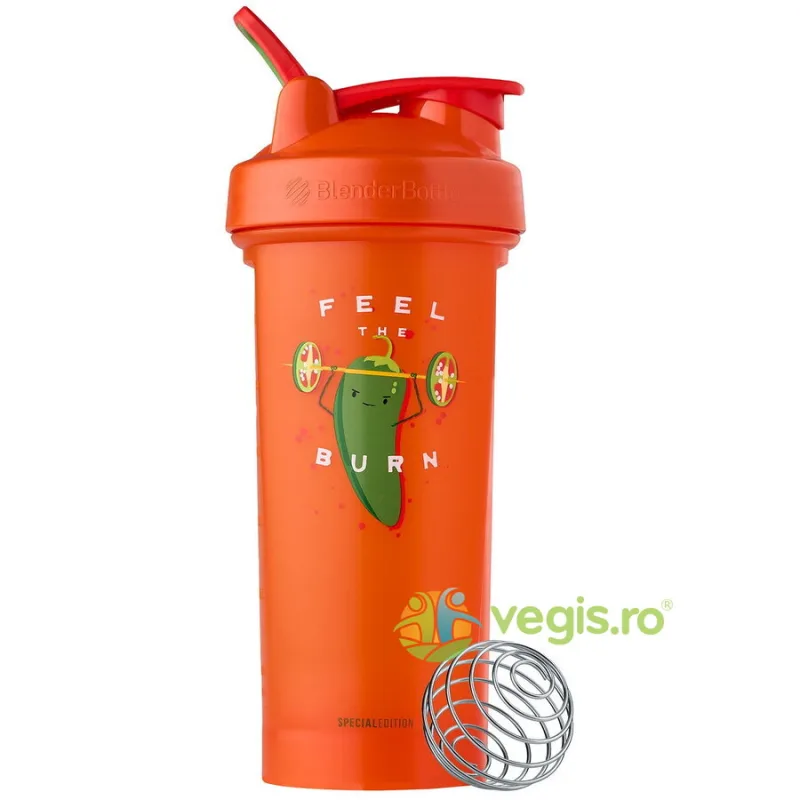 Shaker Clasic, Editie Speciala Jalapeno Feel The Burn 800ml Blender Bottle — preț și oferte