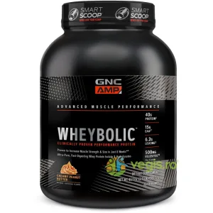 Proteina din Zer cu Aroma de Unt de Arahide Amp Wheybolic 1307.5g