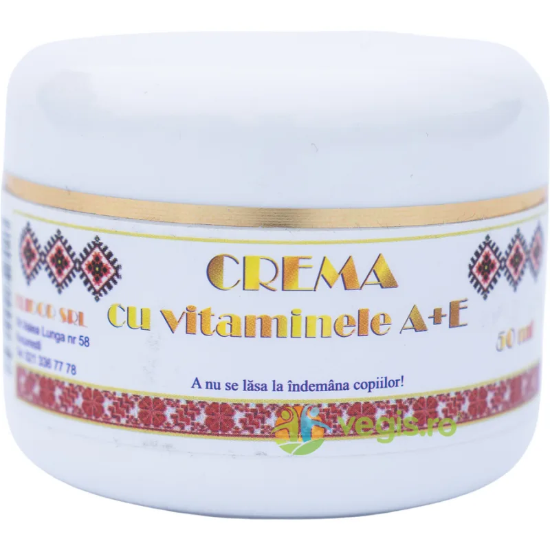 Crema Antirid Hidratanta cu Vitamina A si E 50g — preț și oferte