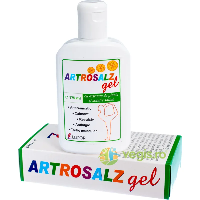 Gel Artrosalz Antireumatic cu Extracte de Plante si Solutie Salina 175ml ELIDOR — preț și oferte